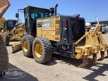 Used Motor Grader in yard,Front of used Komatsu Motor Grader,Side of used Motor Grader